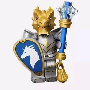 Three Lego Dungeons & Dragons Dragonborn Paladin Minifigures